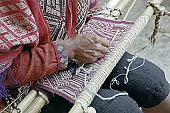 Cusco, traditional textiles weaving